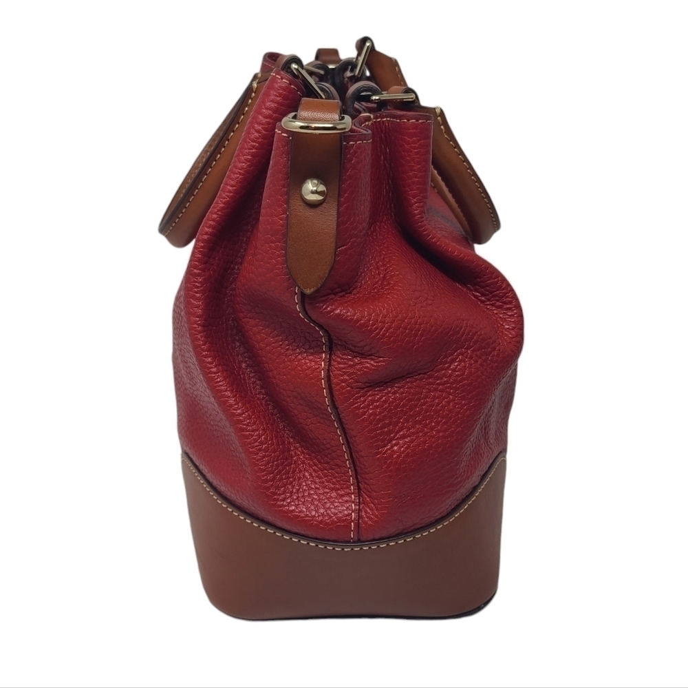 Dooney & Bourke | Women's Vintage Red Pebble Grain Brenna Bag (One Size) - Picture 8 of 16